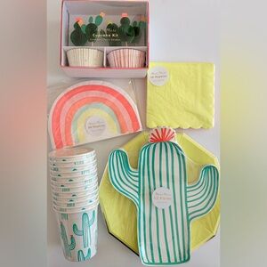 Meri Meri Cactus and Rainbow Party Set